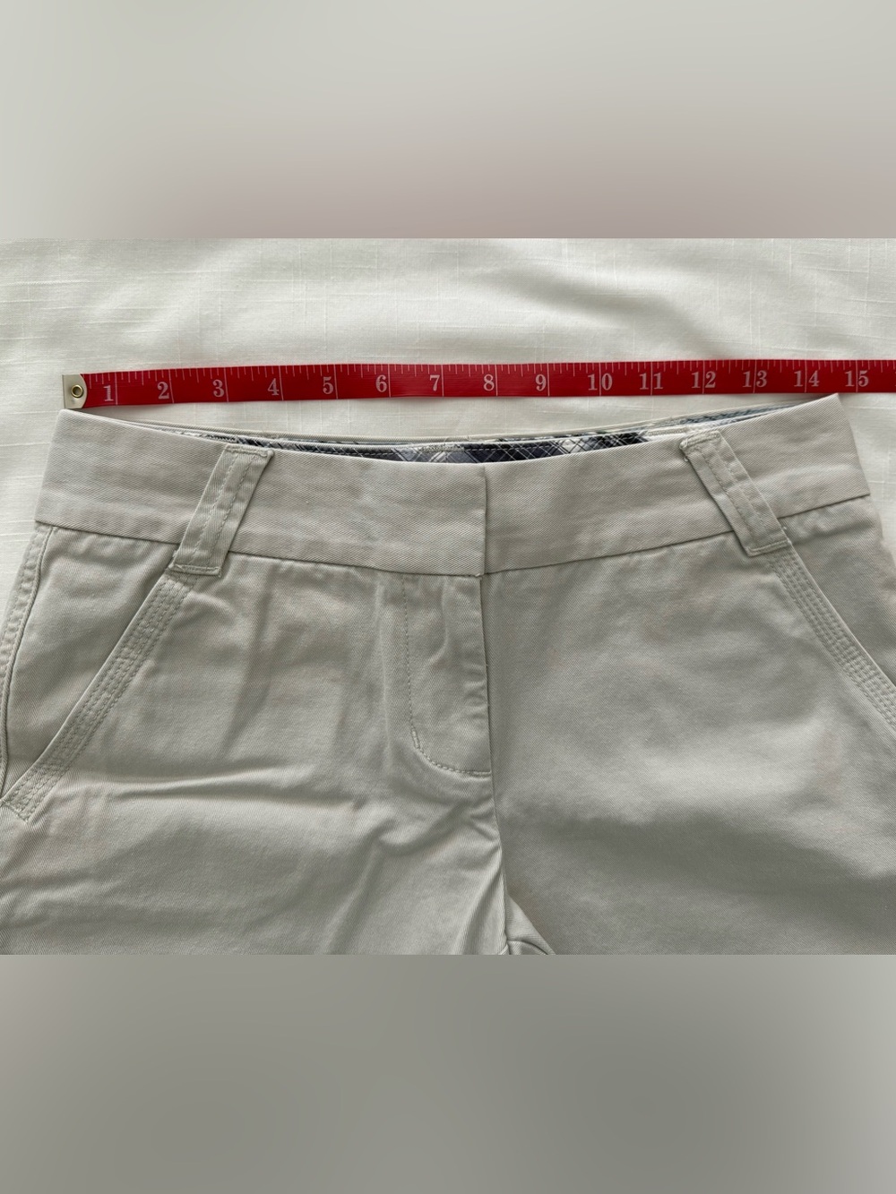 J Crew Women’s Classic Twill Cotton Chino Shorts Size 0 Lot of 2 - Picture 6 of 9